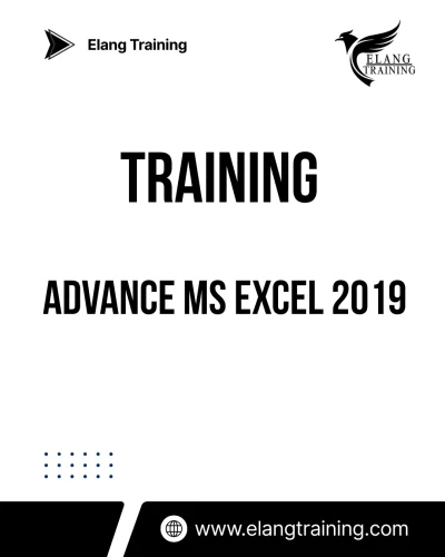 TRAINING ADVANCE MS EXCEL 2019