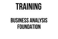 TRAINING BUSINESS ANALYSIS FOUNDATION