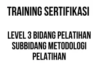 sertifikasi metodologi instruktur kompeten