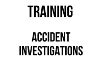 TRAINING ACCIDENT INVESTIGATIONS