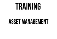 TRAINING ASSET MANAGEMENT
