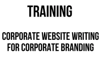 TRAINING CORPORATE WEBSITE WRITING FOR CORPORATE BRANDING