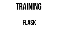 TRAINING FLASK