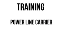 TRAINING POWER LINE CARRIER TRAINING POWER LINE CARRIER