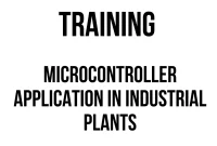 TRAINING MICROCONTROLLER APPLICATION IN INDUSTRIAL PLANTS