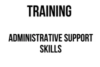 TRAINING ADMINISTRATIVE SUPPORT SKILLS training manajemen perkantoran