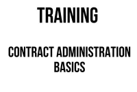 TRAINING CONTRACT ADMINISTRATION BASICS training kontrak bisnis