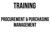 TRAINING PROCUREMENT & PURCHASING MANAGEMENT training staff purchasing