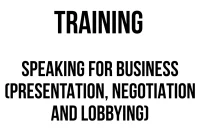 TRAINING SPEAKING FOR BUSINESS (PRESENTATION, NEGOTIATION AND LOBBYING) training komunikasi bisnis