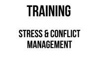 TRAINING STRESS & CONFLICT MANAGEMENT training character building