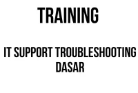 training sistem informasi