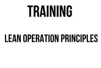 training lean manufacturing