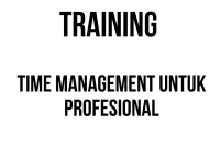 training manajemen waktu