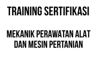 sertifikasi operator alat mesin pertanian