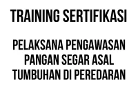 sertifikasi food inspector