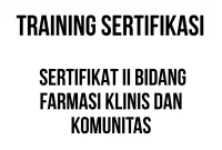 sertifikasi tenaga teknis kefarmasian