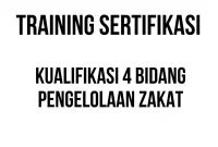 SERTIFIKASI KUALIFIKASI 4 BIDANG PENGELOLAAN ZAKAT sertifikasi pengelola zakat profesional