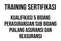 SERTIFIKASI KUALIFIKASI 5 BIDANG PERASURANSIAN SUB BIDANG PIALANG ASURANSI DAN REASURANSI sertifikasi financial controller