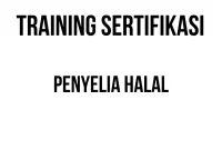 SERTIFIKASI PENYELIA HALAL sertifikasi pendamping sertifikasi halal