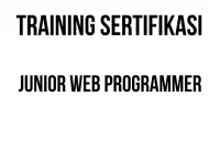 SERTIFIKASI JUNIOR WEB PROGRAMMER sertifikasi web programming