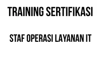 SERTIFIKASI STAF OPERASI LAYANAN IT sertifikasi network management