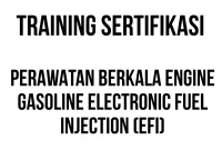 sertifikasi mekanik mobil EFI